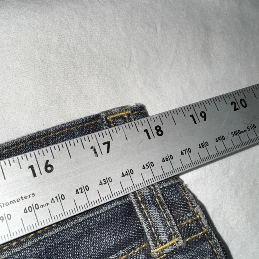 Gap 1969 Jeans Men's 38*x26* Selvedge Denim Straight Leg Easy Fit Dark Wash READ